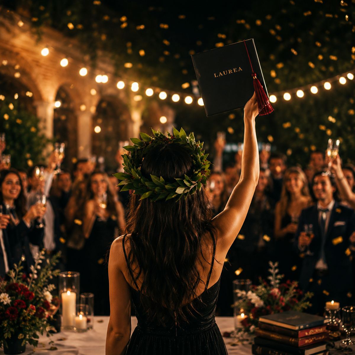 Festa di laurea in location esclusiva a Milano organizzata da Mariposa Eventi